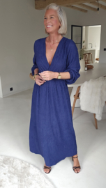 ÉLAN SOIRÉE maxi dress navy