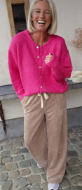 LIESJE cardigan fuschia