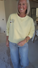 ESPRESSO MARTINI sweatshirt yellow