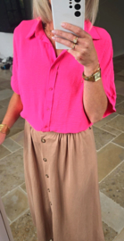 MIA short-sleeved shirt fuschia