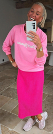 FRENCH ROMANCE sweatshirt pink