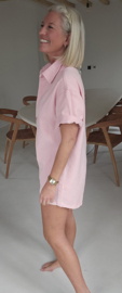 JINA jeans playsuit baby pink