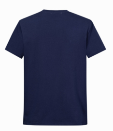 BASIC cotton tee navy