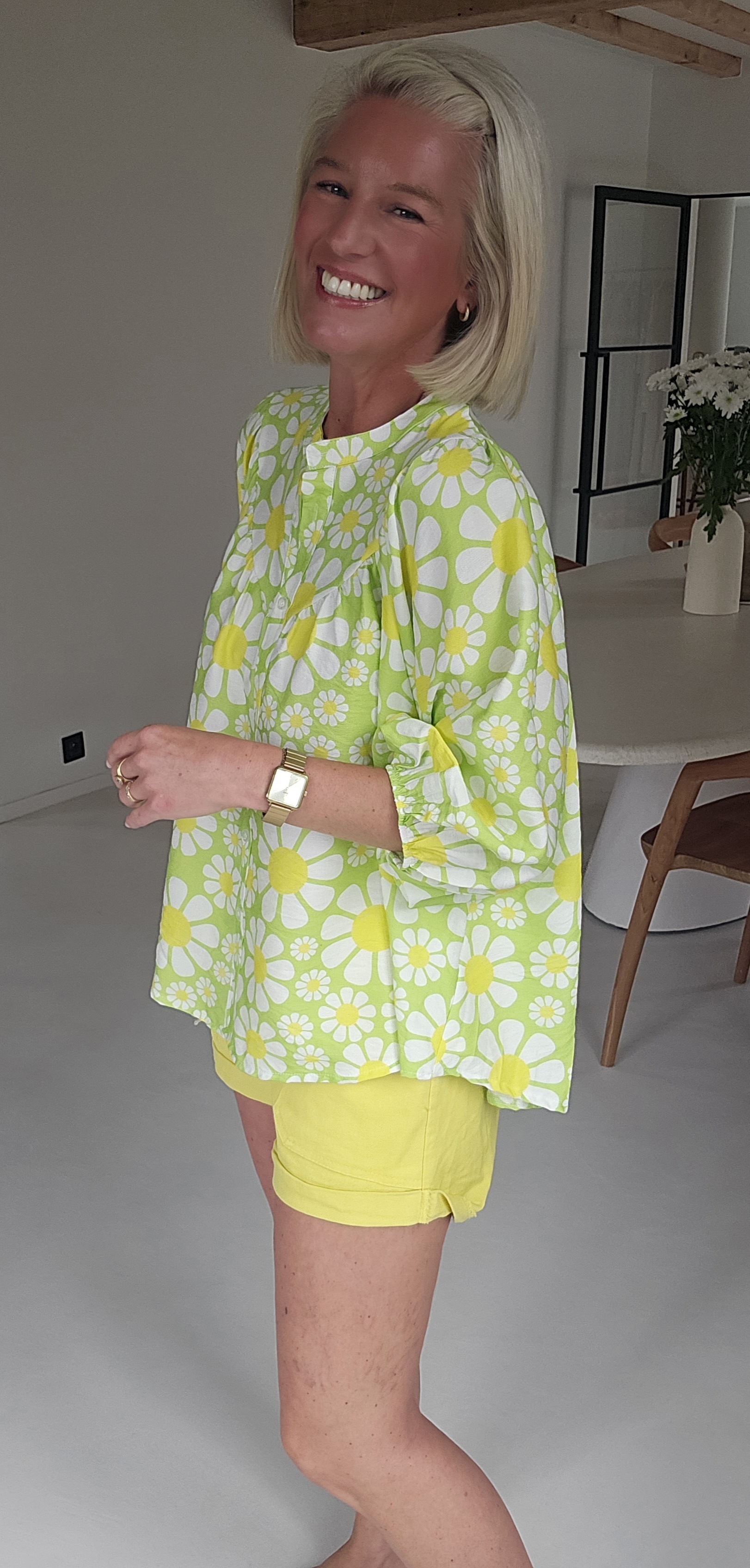 BEA viscose blouse fresh green