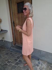 THE PERFECT JEANS 2 sleeveless dress peach