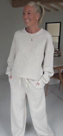 ALBA jogger set soft mêlee beige