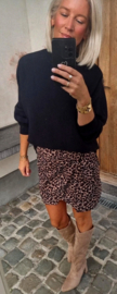 LEO mini corduroy skirt