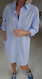 FAYE shirt dress soft blue
