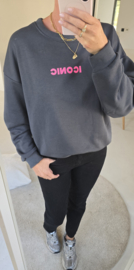 ICONIC sweatshirt dark grey