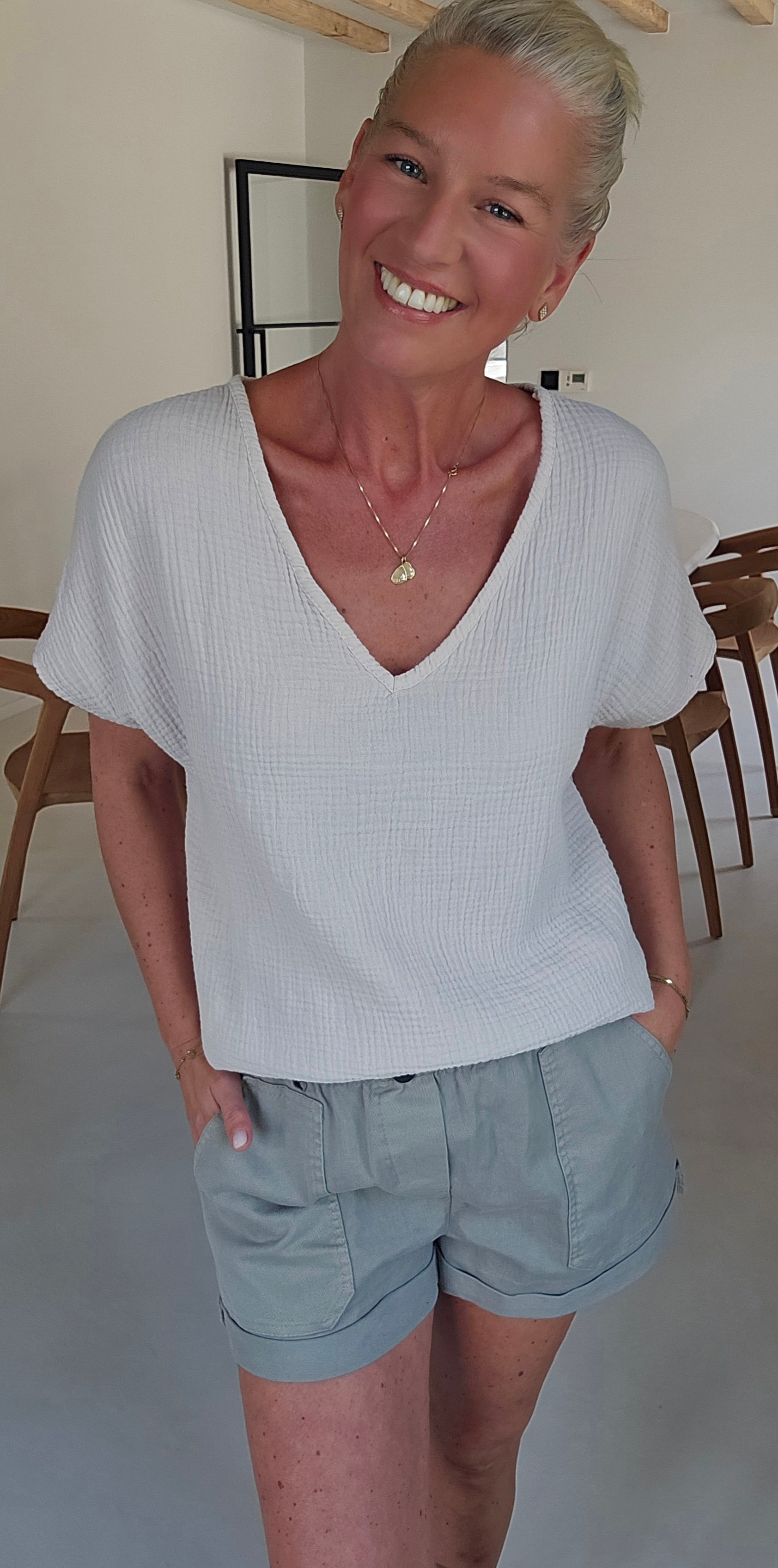 AMALFI tetra tee beige