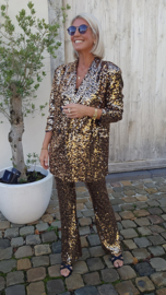 GOLDEN GODDESS party suit