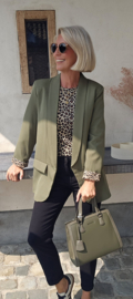 BASIC LEO blazer khaki