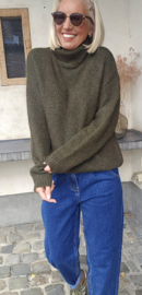 CHARI turleneck knit khaki