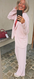 SANDI suit blazer soft pink