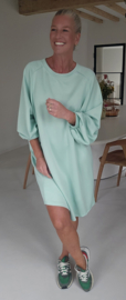 ARIEL sweatshirt dress mint