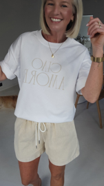 CIAO AMORE cotton T-shirt