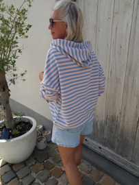 AMY summer hoodie blue