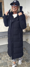 TROY maxi winter puffer coat black