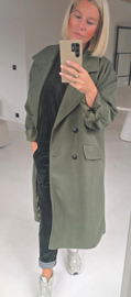 VERO soft velvet jogger set bottle green