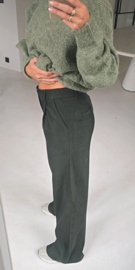 COLETTE suit pants dark khaki