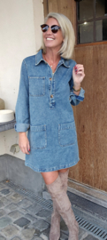 THE PERFECT jeans dress blue