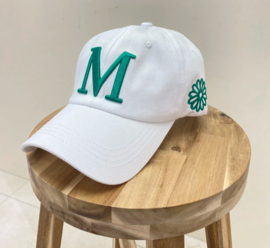 FLOWER M cap white