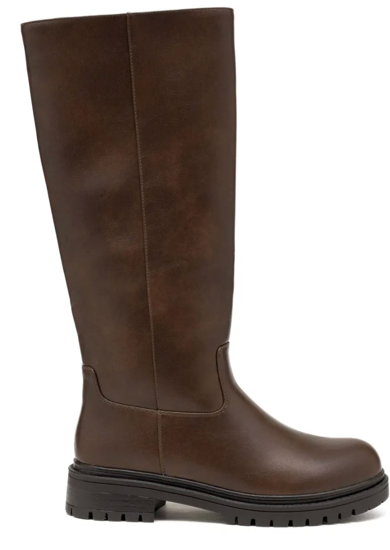 MADDIE high boots brown