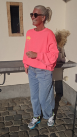 SOHO sweatshirt neon coral