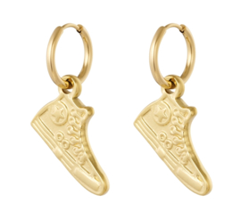 SNEAKER earrings gold