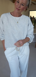 SOLIE sponge sweatshirt soft grey