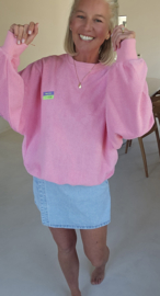 YOU CAN terry sweatshirt pink