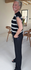 CHRIS knit top black
