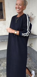 TILLY maxi sweatshirt dress black