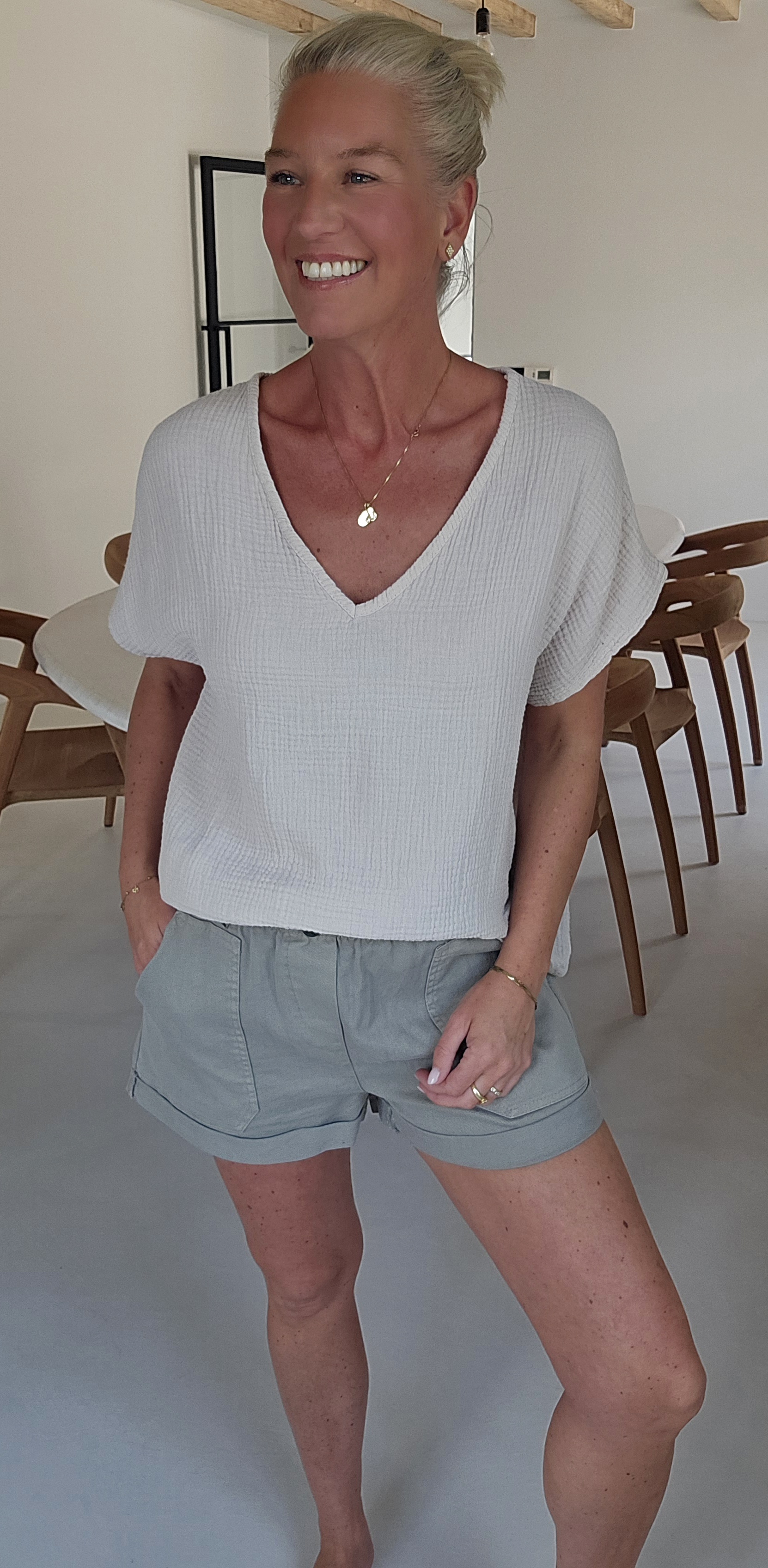 AMALFI tetra tee beige