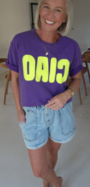 CIAO cotton T-shirt purple