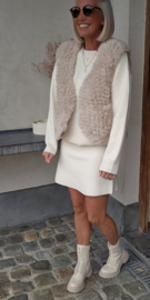 BONITA knit set ecru