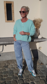 LIESJE cardigan turquoise