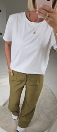 BASIC cotton T-shirt white