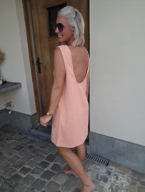 THE PERFECT JEANS 2 sleeveless dress peach