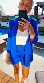 BUYorCRY suit royal blue shorts