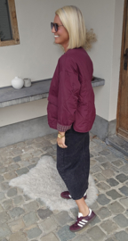 SIBIL light coat burgundy