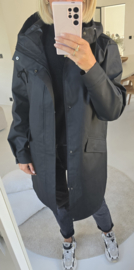 BYE BYE RAINY DAYS raincoat black mat