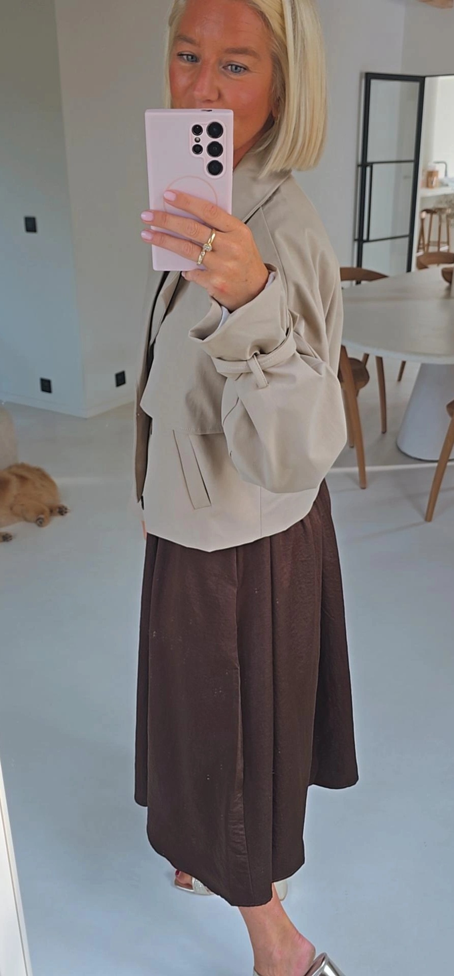 NINNE short trench beige
