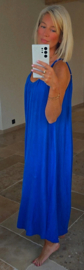 LIJA maxi sleeveless tetra dress kobalt blue