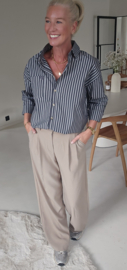 LOVELY cotton shirt anthracite