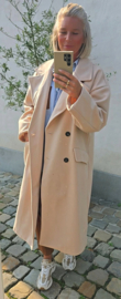 TRUDY maxi  coat beige