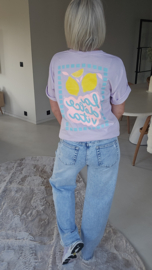 LA DOLCE VITA LEMON tee lilac