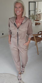 ANA sweatshirt jumpsuit taupe