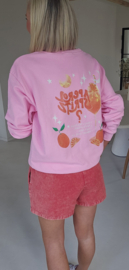 APEROL SPRITZ cotton sweatshirt pink