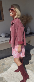 CERINNE viscose dress pink